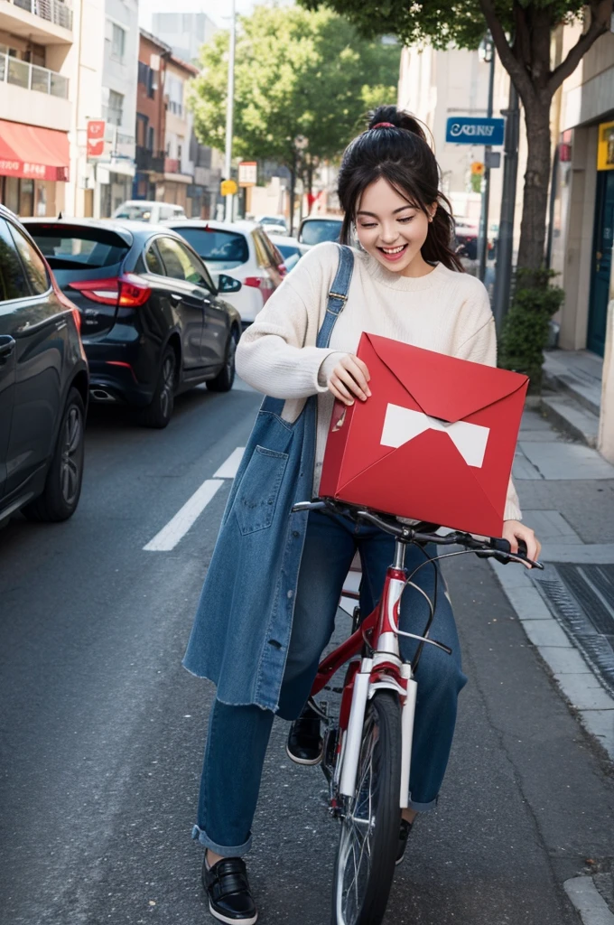 A happy email has a postal code behind it
