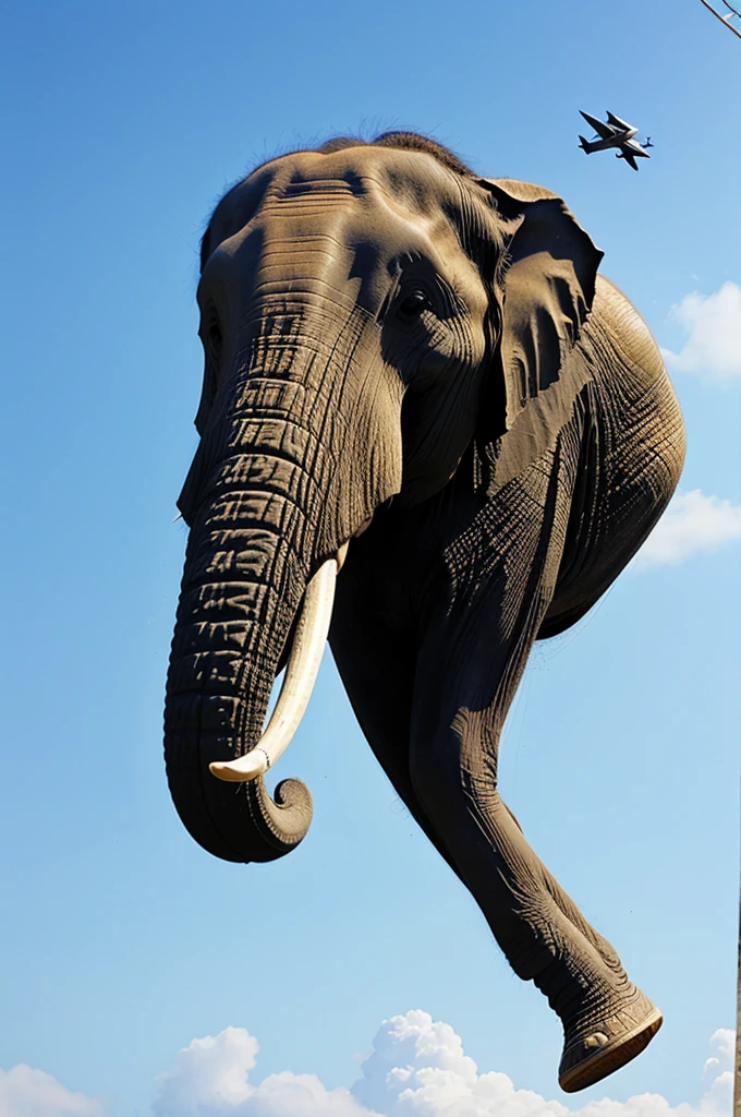 Flying elephant 