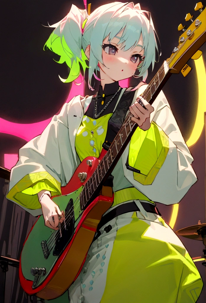 jazz、groovy、girl、neon、intense、guitar、drum、piano