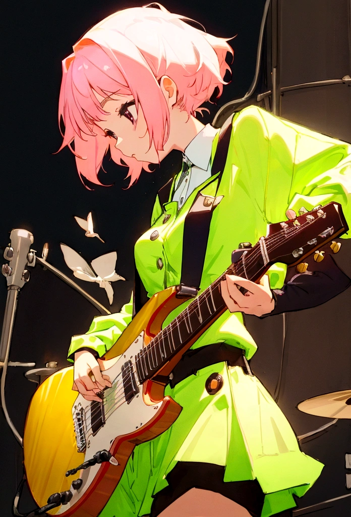 jazz、groovy、girl、neon、intense、guitar、drum、piano