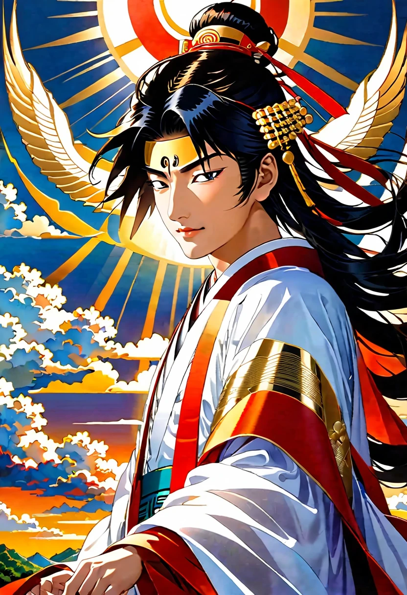 person of heaven in the land of the rising sun, a wonderful world,