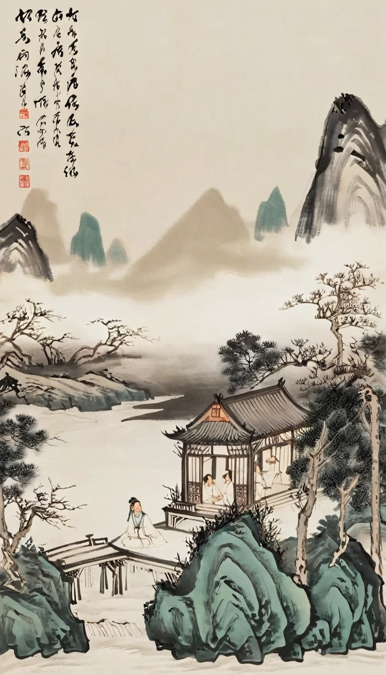 Use Book Cover Style Ancient Style Theme Content Title 《The Poor Family》 Subtitle:《Wisdom》《Strategy》 The picture contains four words: heaven, earth, thinking and cognition。The font is Chinese