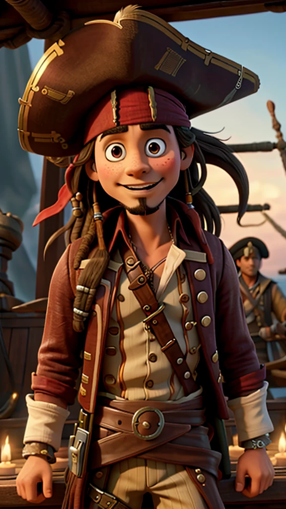 Captain Jack Sparrow is a fictional character and the main protagonist of the Pirates of the Caribbean,