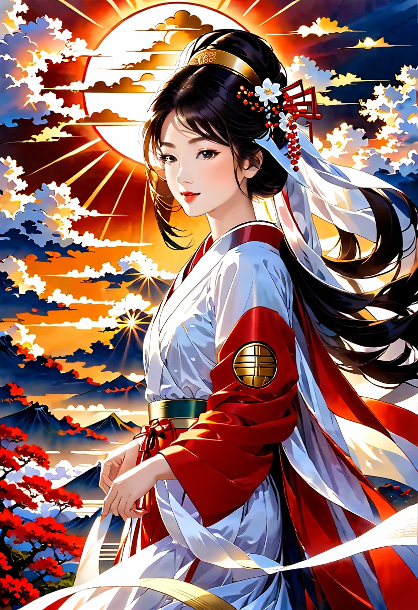 A woman of heaven in the land of the rising sun, a wonderful world,