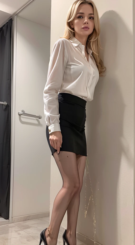 (Obra maestra, 16k,8k,4k ,Ultra detallado:1.1),(Cara hermosa:1.1),(1girl:1.1),35yo,top model body, perfect legs, (Lift Jewelry:1.3)((business suit, black pencil skirt white shirt)),Ukrainian ,Woman, ,(urination:1.5),(avergonzado:1.rovocative, sexy stilettos, hight heels, pantyhose, long haried blonde girl, peeing self, wetting her clothes, can't hold her pee face, wetting herself desperate, pee desperation pose, her body can't hold her pee and wets herself ultra desperate in the middle of the cicty in absolute desperaton wetting herself, pee runing down her legs, standing up, hyper pee desperate face, big pee pudle