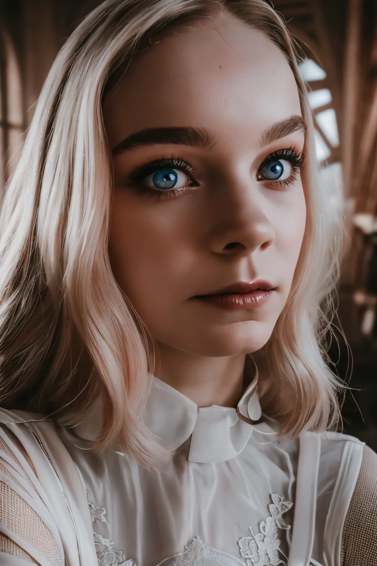 Emma Myers, wearing sexy french maid outfit. professionally retouched, soft lighting, realisitic, SMOOTH FACE, perfects eyes, sharp focus on the eyes, 8K, High definition, incredibily detailed, intricate, chic. on an Eiffel Tower background.