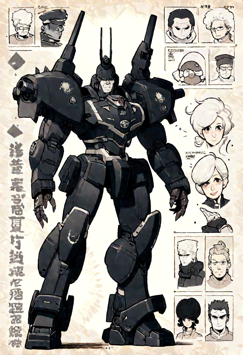 Mecha的特写镜头, Official Character Art, Official character illustrations, Adam Hughes, Character Art Close-up,Full body image, Detailed character art, Meticulous portraits of people, comics封面艺术由 Phil Noto 创作, leave, Spy x , Full color illustrations, ,Cyberpunk,Non-human,Mecha,Clear details,8K,Clear and detailed,dynamic,monochrome,Marvel,DC,Celluloid,Super hero,Mecha,Blank Background,comics