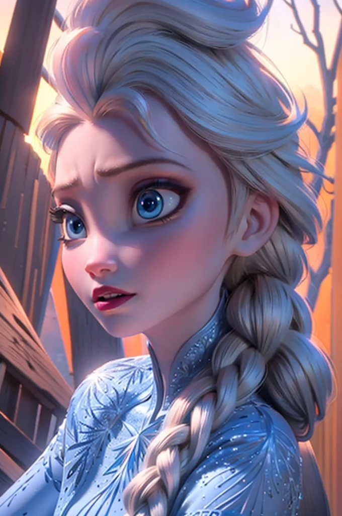 realistic, realism, photorealism, photo-realistic, high contrast, (photorealistic:1.4), 8k high definition detailed realistic, (best quality, masterpiece:1.2), NSFW, photon mapping, radiosity, physically-based rendering, best quality, highly detailed,1girl, felsa, white hair, blue eyes, single braid, hair over shoulder, full body, blue dress, snow, blue theme,