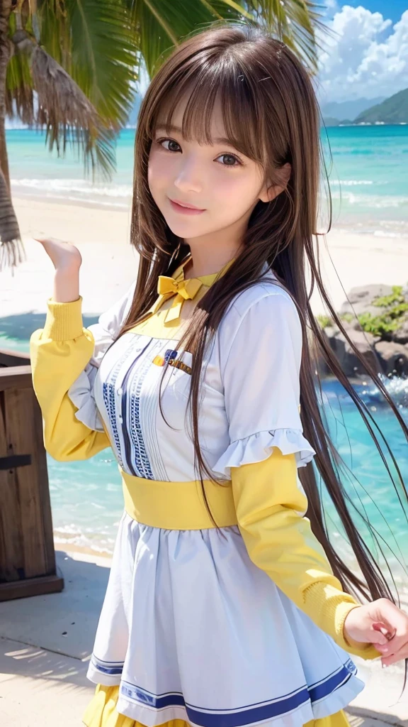 Cute yellow spring outfit