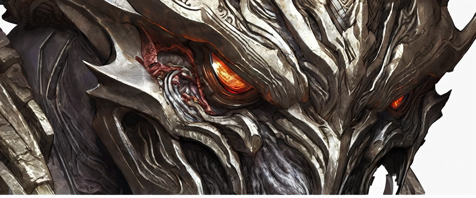 Cyclops, concept art, one eye, armor, excellent concept art, detailed, intricate detail, muscle, japanese monster designs