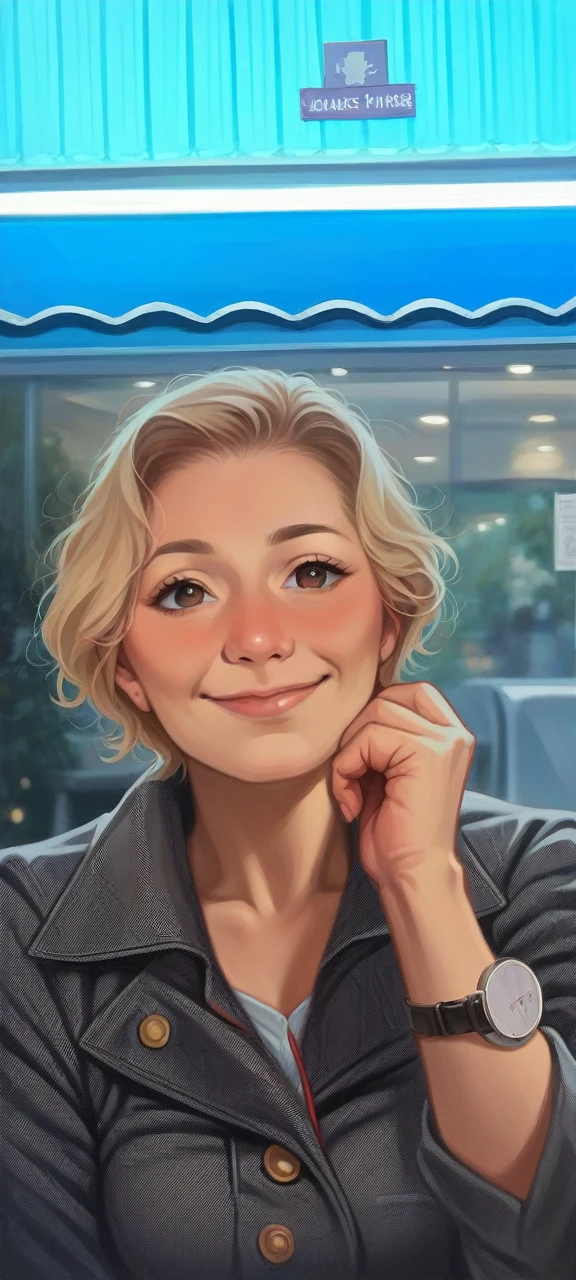 (8k, RAW photo, best quality, masterpiece:1.2), (realistic, photo-realistic:1.37), ultra-detailed,
1 girl,cute, solo,beautiful detailed sky,detailed cafe,night,sitting,dating,(nose blush),(smile:1.1),(closed mouth),large breasts, seductive smile, large aparture, professional lighting, Sony A7R4, Zessie 50mm F1.8,
medium breasts,beautiful detailed eyes,(collared shirt:1.1), bowtie,pleated skirt,(short hair:1.2),floating hair