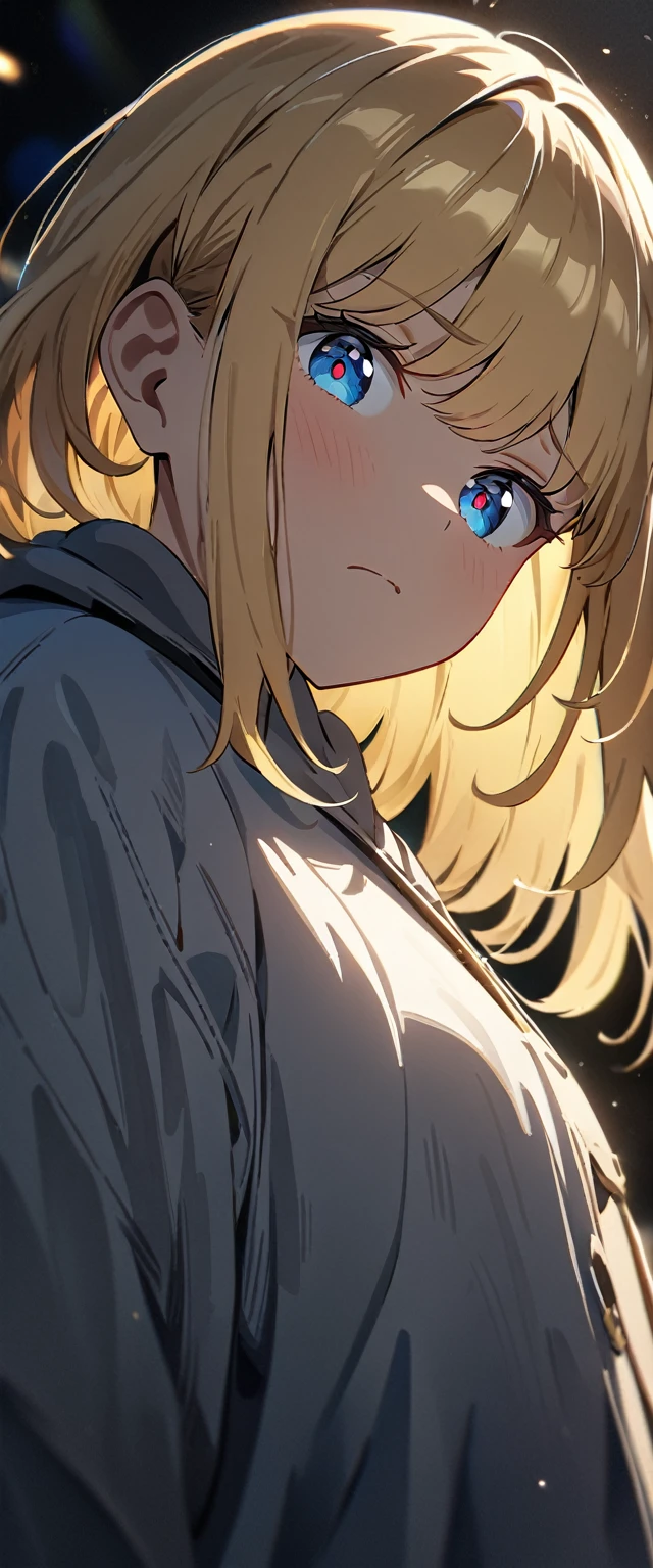 (Detailed breast, ultra enormous gigantic breast expansion, ), (floating hair, ), (looking at viewer), (expressionless face, ), ( girl, pov, hetero, cum ), smile,