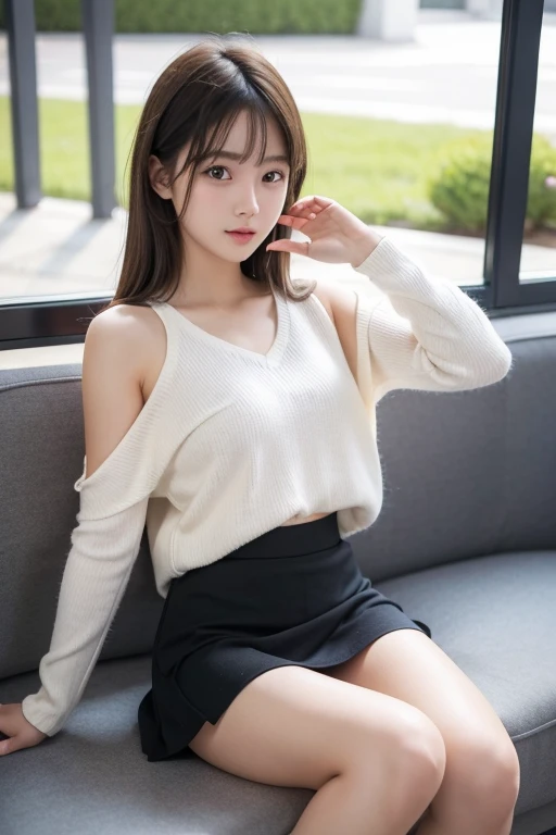 Young Girls,Short skirt,,,Sexy,,Sitting,Nothing under the skirt,front