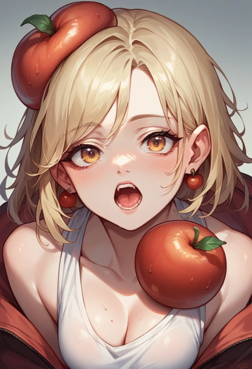 Tomato with a face