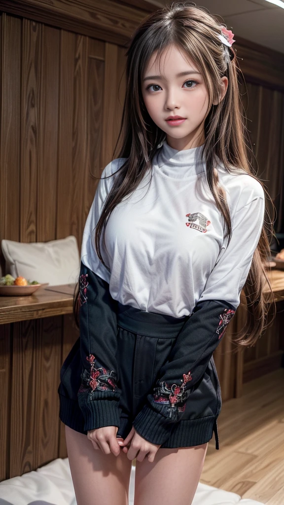 (((High school girls playing on the slopes))), (beautiful girl, Amazingly cute face, Idol Face:1.2), One snowboard, Detailed Snowboard, Captivate those around you, Outstanding Style, ((Detailed eyes and face, Professional photography techniques, Cinema Lighting)), Detailed hands, (Highest quality, 8K, masterpiece:1.2, RAW Photos), (Reality:1.4), View the viewer, ((Stylish snowboard wear:1.2)), (Perfect Anatomy:1.3), ((Fantastic landscape:1.1))