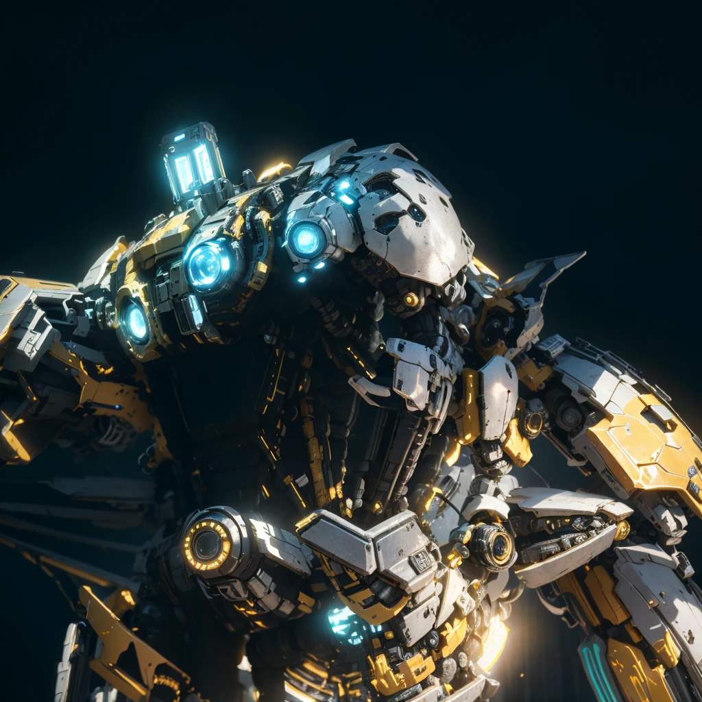 ((Best Quality)), ((Masterpiece)), (Very Detailed:1.3), 3D, Shitu-mecha, Beautiful woman with her mech in the ruins of a future city city, Ancient technology, HDR (High Dynamic Range), ray tracing, NVIDIA RTX, super resolution, unreal 5, subsurface tering, PBR texture, post-processing, anisotropic filtering, depth of field, maximum sharpness and sharpness, multi-layer texture, albedo and highlight maps, surface shading, Accurate simulation of light-material inteerfect proportions, octane rendering, duotone lighting, low ISO, white balance, rule of thirds, wide aperture, 8K RAW, efficient sub-pixels, subpixel convolution, luminescent particles, light scattering, Tyn effect