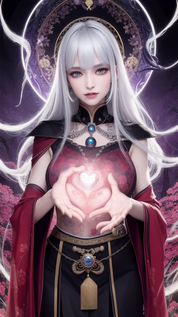 simple dark magical background , horror scene , beautiful female devil , red magical glowing eyes , magical reddish glowing little orb in two hand at once , female devil staring at orb , dark big wings , ultra detailed face , (ultra detailed scene) , (ultra detailed orb) , (ultra beautiful face) , (ultra detailed hands) , (ultra detailed wings)  blood splashed on body, pale face , dark red lip , black underwear , shaped body , red magic around her , magic twirling around, ，Camel toes，thin gap