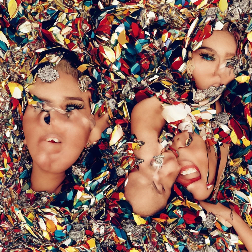 Miley Cyrus photorealistic album cover