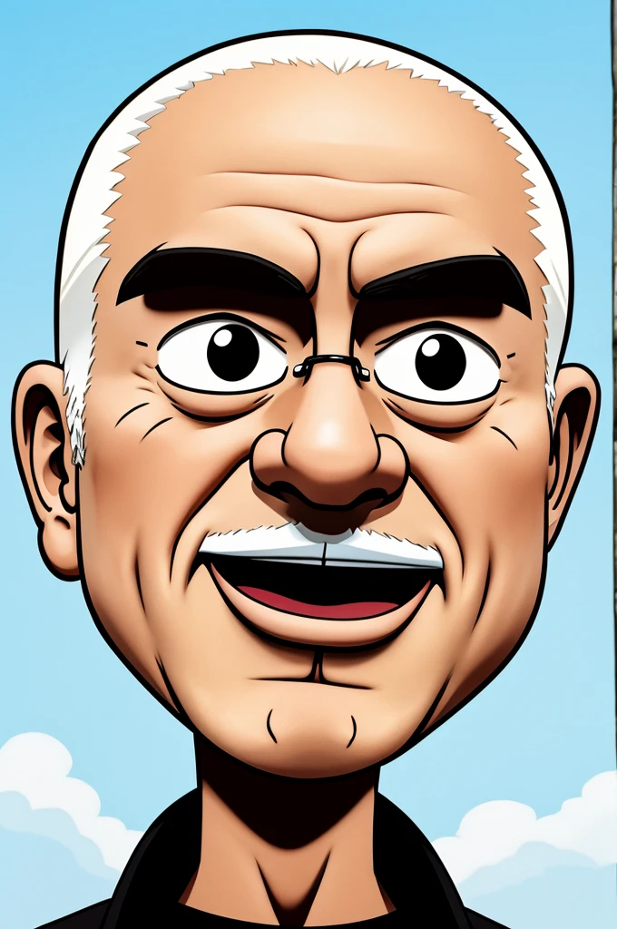 Old man ai emage cartoon