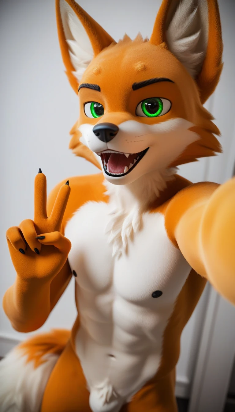 score_9, score_8_up, score_7_up, rating_rule34,source_furry,anthro,source_3D, French male wolf fursuit 20 years old
somewhere random in France taking a selfie.
and a gesture of peace and love.
green eyes
fox male.
cinematic style and ultra realistic photorealistic.