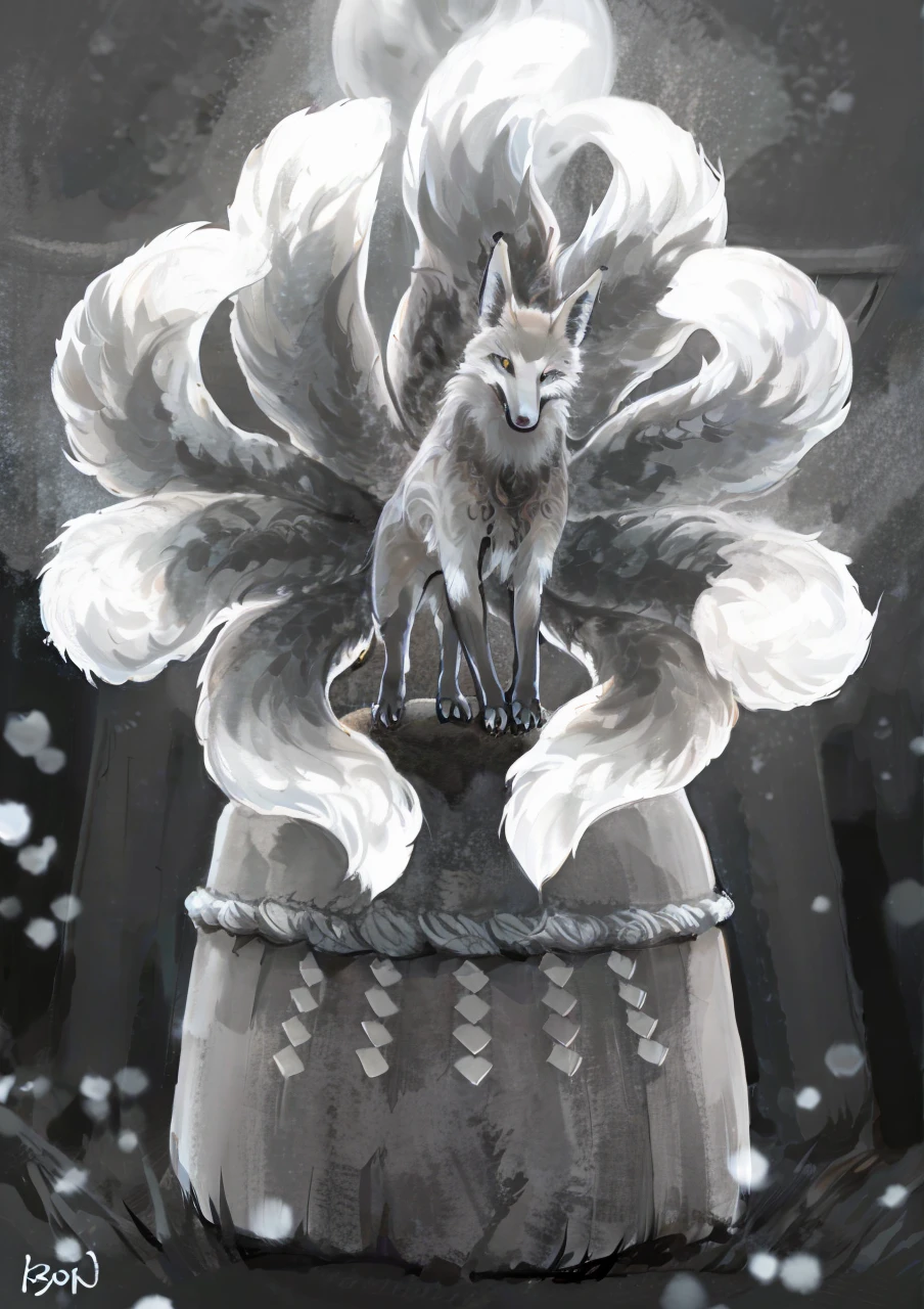 nine tailed fox