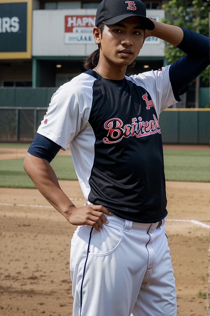 Baju baseball tulisan b28