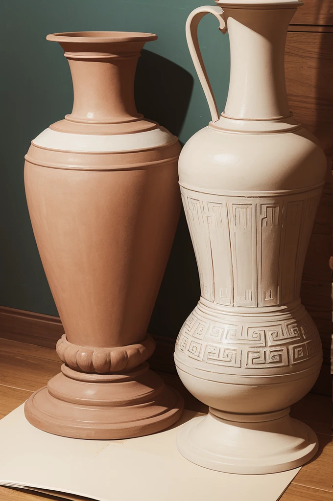 School work Greek vases drawing