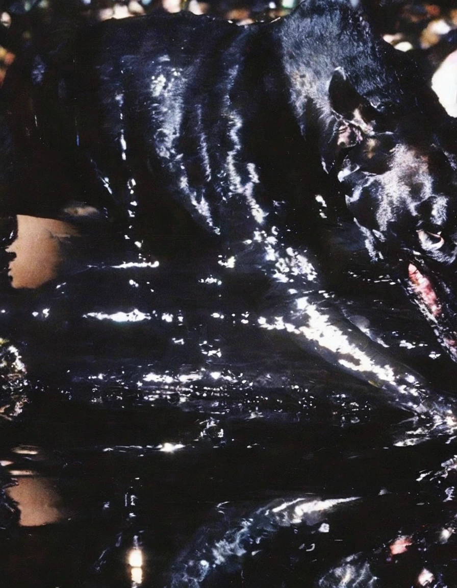 Chinese,60 years old,woman,LATEX in black metallic color,real,high resolution,sexy,Shine a light on the crotch,Position with crotch facing forward,View from above,Stick your ass out,flesh blob,Spreading,vagina,Anal