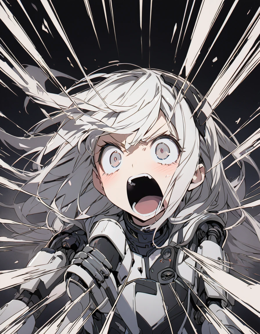 The white-haired girl screams, Mechanical joints