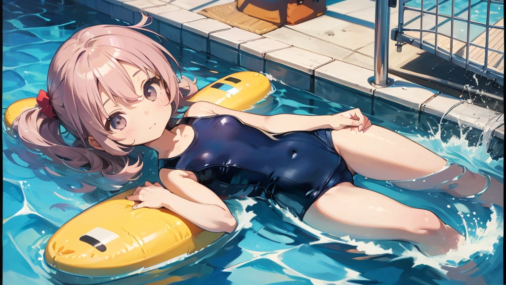 School Swimsuit, Young Girl（Chibi）, , 