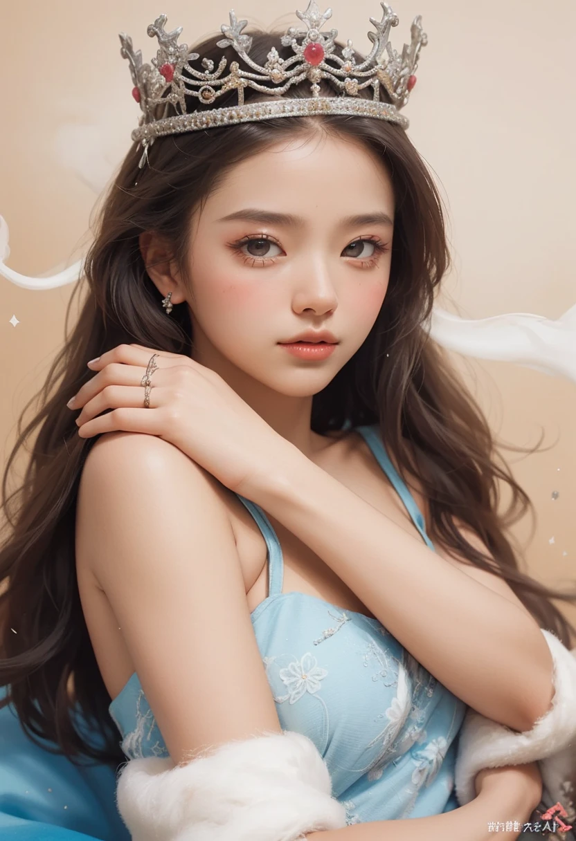 nsfw, zhongfenghua, 1girl, solo, hanfu, ancient_chinese_architecture, flower field, blossom, (white smoke:1.3) (photorealistic:1.4), zentangle, mandala, entangle, official art, unity 8k wallpaper, ultra detailed, beautiful and aesthetic, masterpiece,best quality, (dynamic angle:1.4), glowing skin, (floating colorful sparkles:1) the most beautiful form of chaos, elegant, a brutalist designed, vivid colours, romanticism depth of field exotic_dance, half_naked