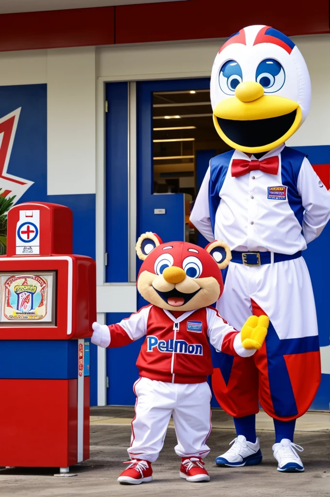 Mascot petron theme school