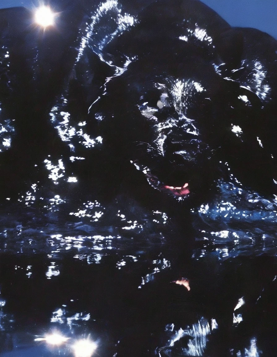 dj playing set in black water