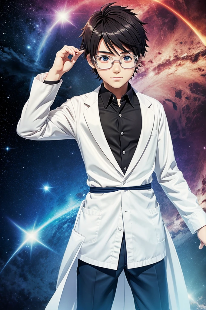 Scientists boy anime image