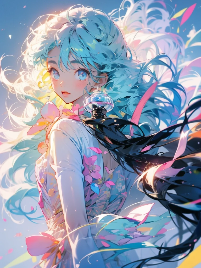 delicate　Big eyes　I have long hair　Cute girl　Pastel color clothes
