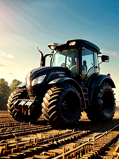 Excavatrice Machines agricoles, travailler dans un champ