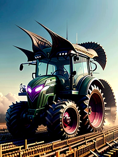 Excavatrice Machines agricoles, travailler dans un champ