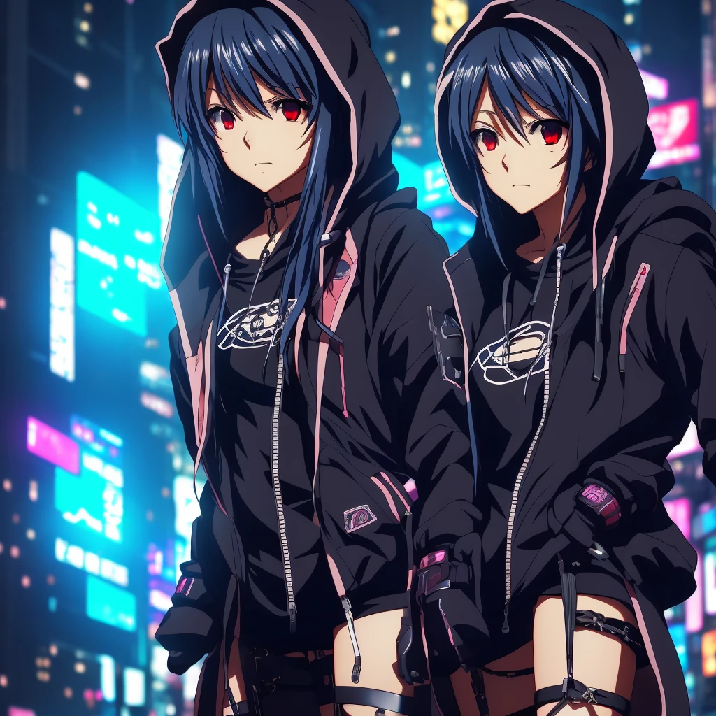 Anime style 4 k, Cyberpunk anime girl wearing a hoodie, Azur route style, Popular on cgstation, Bad guy anime 8k, best anime 4k konachan wallpaper, Anime style. 8K, Popular on cgstation内容, 4k anime wallpaper, Digital Cyberpunk Anime Art, Anime Wallpaper 4K