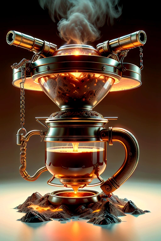 Elevate Your Coffee Experience with a Helicopter-Shaped Coffee Machine