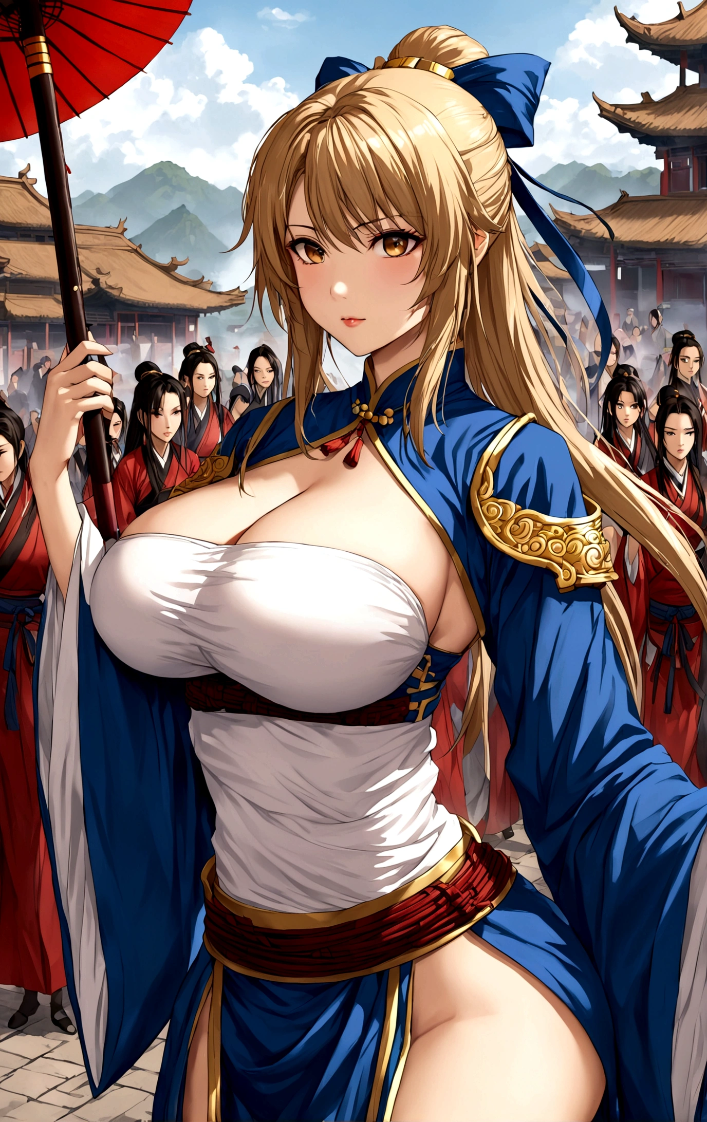 Saber big breasts wuxia Apocalypse public