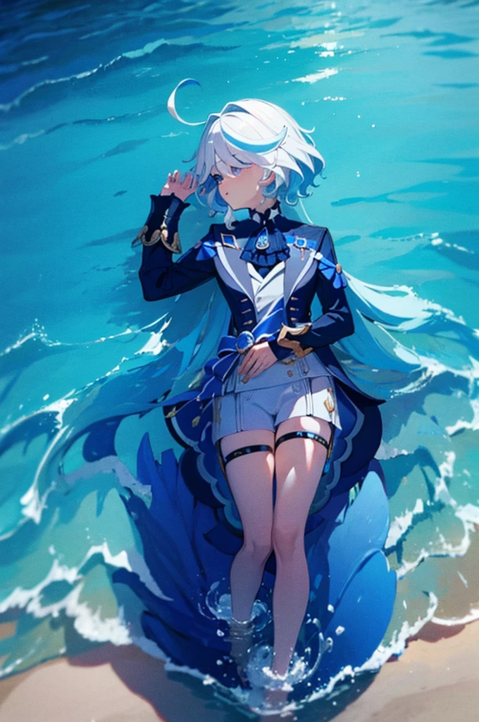 Furina、In the sea、