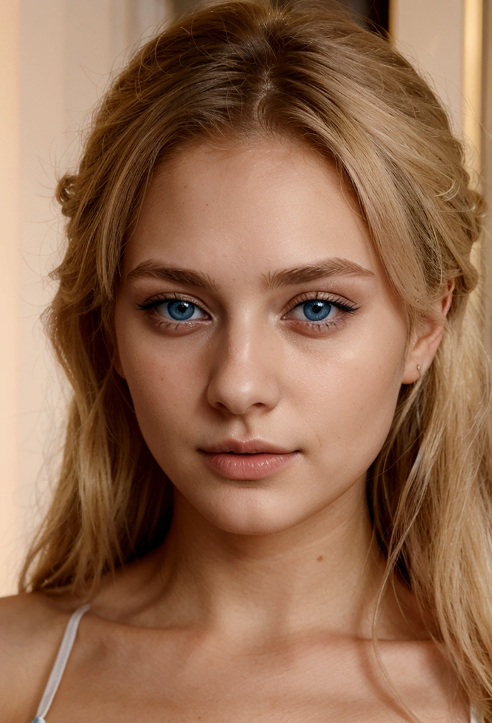25 Year Old Woman, Italian , blonde with blue eyes