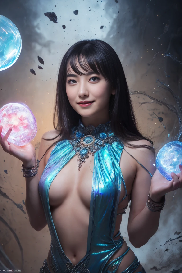(Two beautiful age italian girls:1.6), Close friends, (They are hugging each other:1.2), Kiss her cheek or chest,(Detailed iridescent bodysuit with beautiful fractal or marble design:1.5), Incredible and spectacular scenes, ((High quality)), ((Detailed)), ((Fantasy)), Blue Plasma Brain, Green Plasma Body, Vulgarity, beutiful breast, obscenity, (Lewd smile:1.2), coarse, Obscene, mean, (raunchy:1.2), (Immoral:1.2), Lachish, (small breasts with beautiful raised pink areolas,,,:1.5), (Cameltoe), (Expression of ecstasy:1.2), Photorealistic, Official art, unity 8k wall paper, 8K Portrait, Best Quality, Very high resolution, (Incredibly beautiful nature background:1.6), (18 years old:1.5), (Sexy and glamorous:1.1), (A coquettish expression:1.6), (seductively smiling:1.6), (erotic posing:1.9), (Model Posing:1.8), Beautiful seductive face, Portrait, (Thick eyebrows:1.4), (Big scarlet eyes:1.2), Beautiful eyes with fine symmetry, (Ultra detailed eyes:1.4), (High resolution blue eyes:1.1), Intimate face, (ultra detailed skin texture:1.4), White skin, pale skin, Perfect Anatomy, Thin, (Beautiful toned body:1.5), Hair Bow, (Moist skin:1.2), No makeup, (dark circles:1.1), Good anatomy, Focus Face, good-looking, (Emilia Clark:0.6) (Emma watson:0.3),(Jennifer Connelly:0.4), (sensual face:1.5), Elegant face, Nice, Dolce, (Around her neck is a simple necklace of exquisite workmanship), (Bioluminescence with brilliant brilliance:1.4), (Luminous magic circle:1.5), Ruins of an ancient castle, Shining majestic cloud masses and sky, lightning bolt, Epic Realistic, (Greg Rutkowski:0.8), (teal and orange:0.4), (Art Station:1.5), Cinematic, (nffsw:1.5), Hyper Detailed, Dramatic light, (Intricate details:1.1), Beautiful black hair, (Wearing a gauntlet with a dense and very beautiful design decorated with jewels:1.1), 、 (((no bra))),(((See-through))),large full breasts、Spread your legs apar