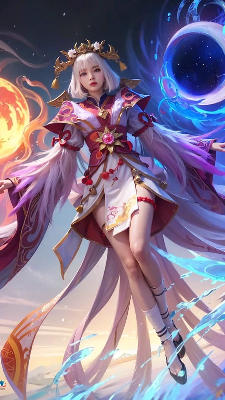 Story mobile legends, mobile legends character, kagura water lily mobile legends, water lily kagura, kagura mobile legends, Chinese character, girl with purple dress.