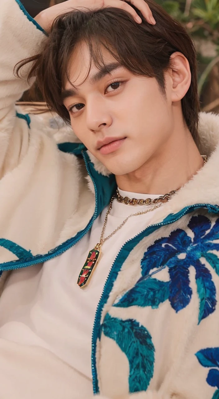 Kim Taehyung num desfile da Gucci