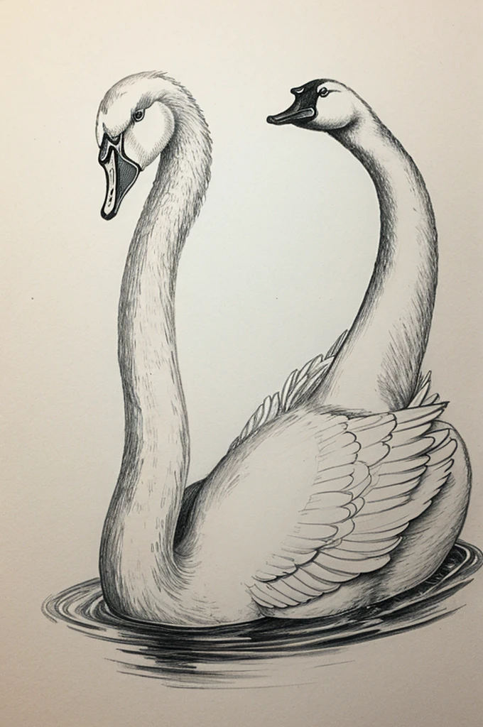 Draw a swan