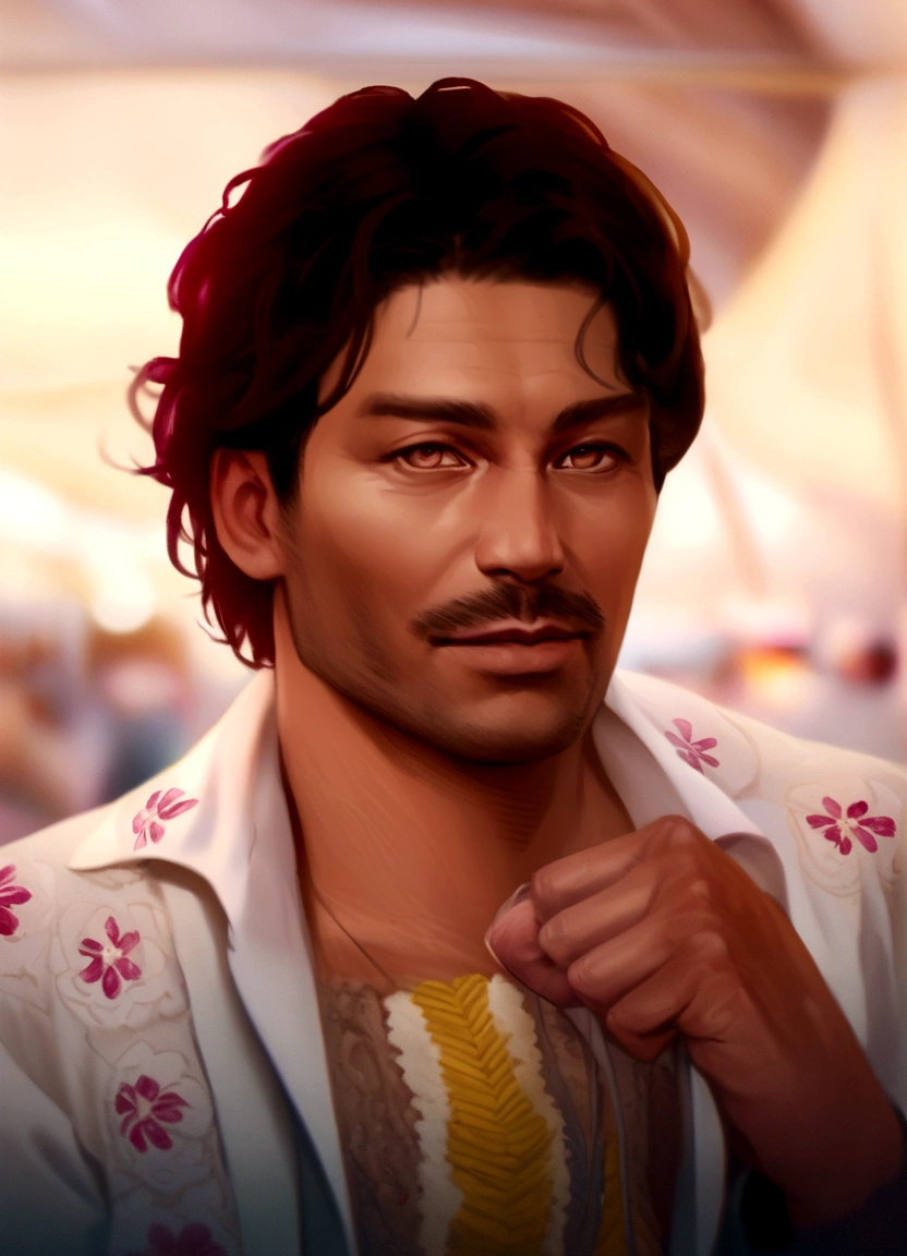 realistic photo of a man