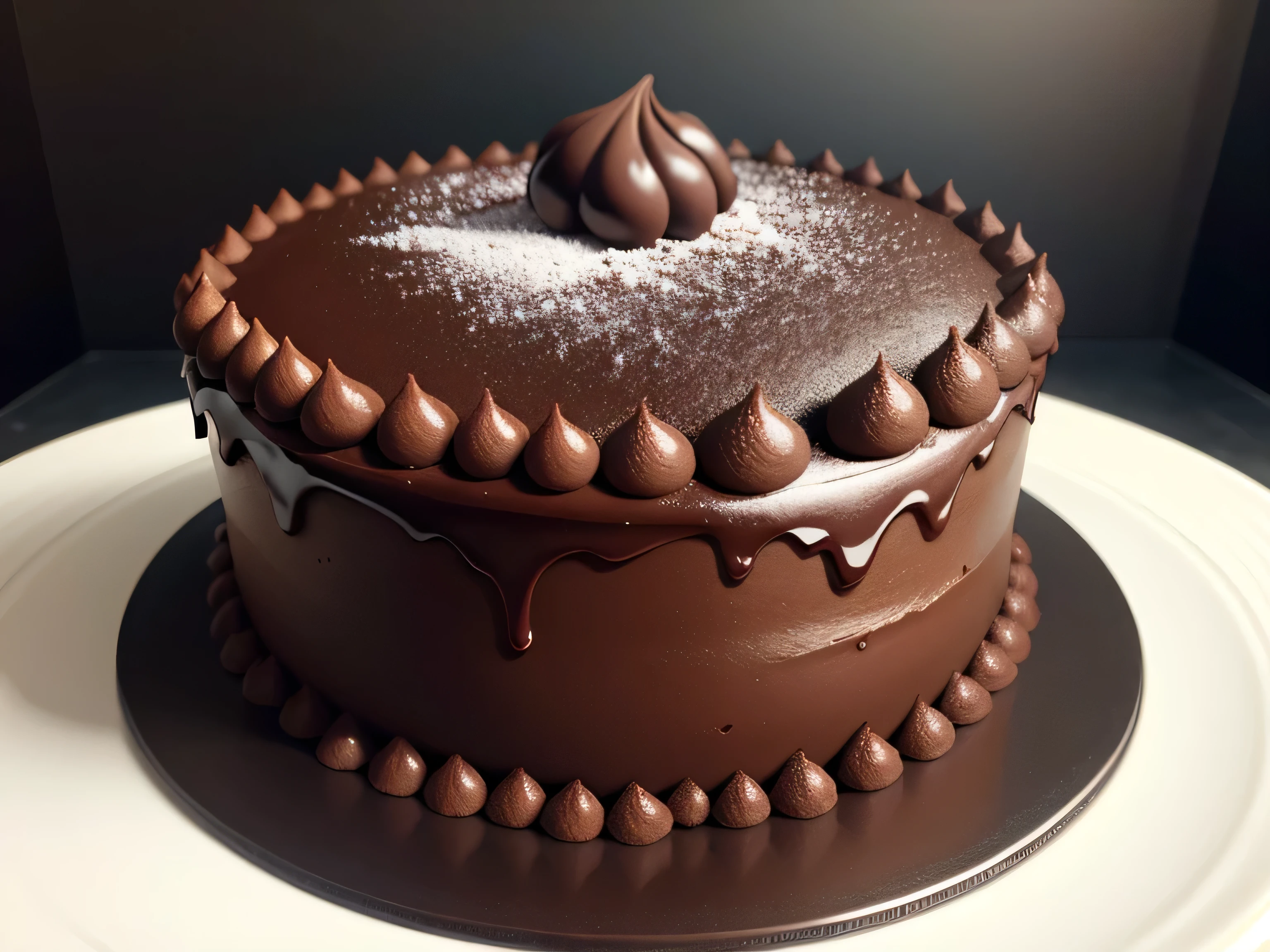 chocolate cake,Fresh and clean background,the real thing