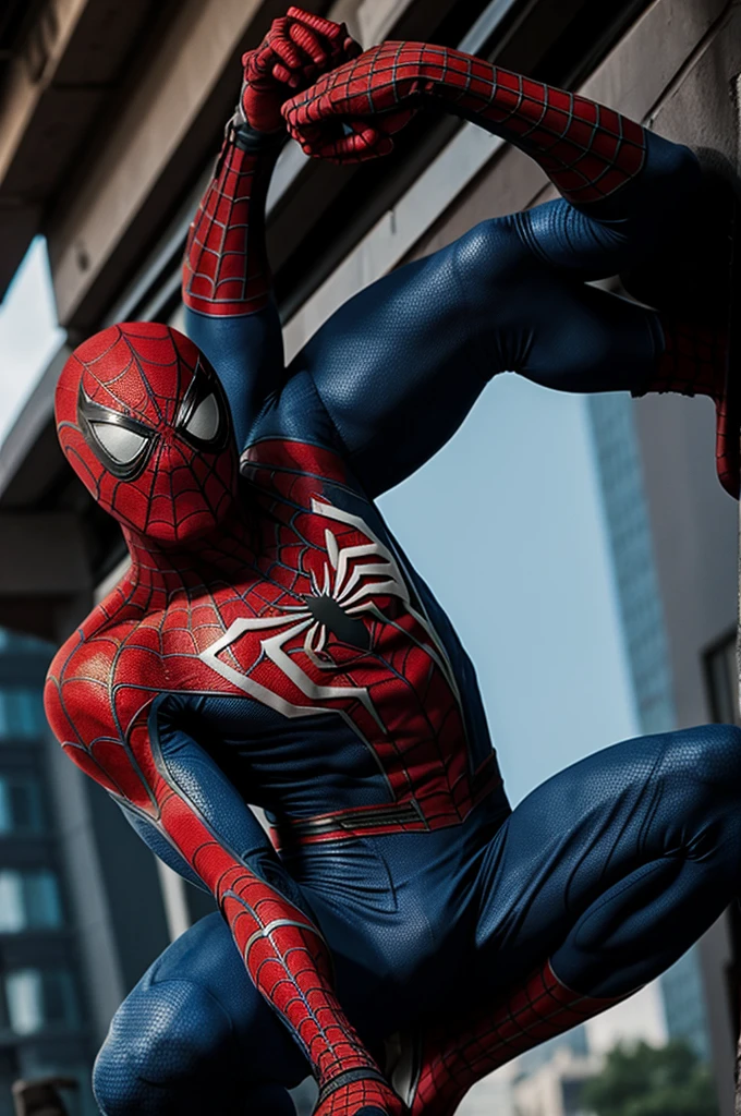Spiderman is worried