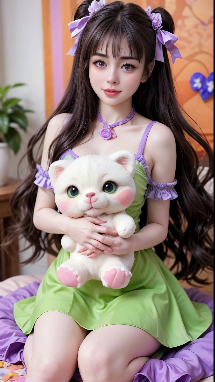 ((Best quality, 8k, Masterpiece :1.3)), Sharp focus :1.2, A pretty girl 24 years old with perfect figure :1.4, Slender abs :1.3, Raw photography、超A high resolution, full body, Ultra High Definition, (Photorealistic:1.4), Detailed Photo, Smiling, Sexy, Facing Camera, Close-up , (Photorealistic), (1girl), Beautiful Face, (Realistic Face),Beautiful Hairstyle, Realistic eyes, beautiful detail eyes, (realistic skin), beautiful skin, (sweater), absurd, attractive, ultra high resolution, ultra realistic, high definition, golden ratio,Good hands、10、high-reaster-piece、highest quality、head:1.3、((Hasselblad photo))、Fine Skin、crisp focus、(Light like a movie)、gentle lighting、Dynamic Ungle、[:(detailed face:1.2):0.2]、
Negative Pro,  Highly detailed face and skin texture, Detailed eyes, Double eyelid,masterpiece,super fine eyes,super fine hand, face zoom, perfect makeup,(Huge breasts that look like they might burst:1.1)